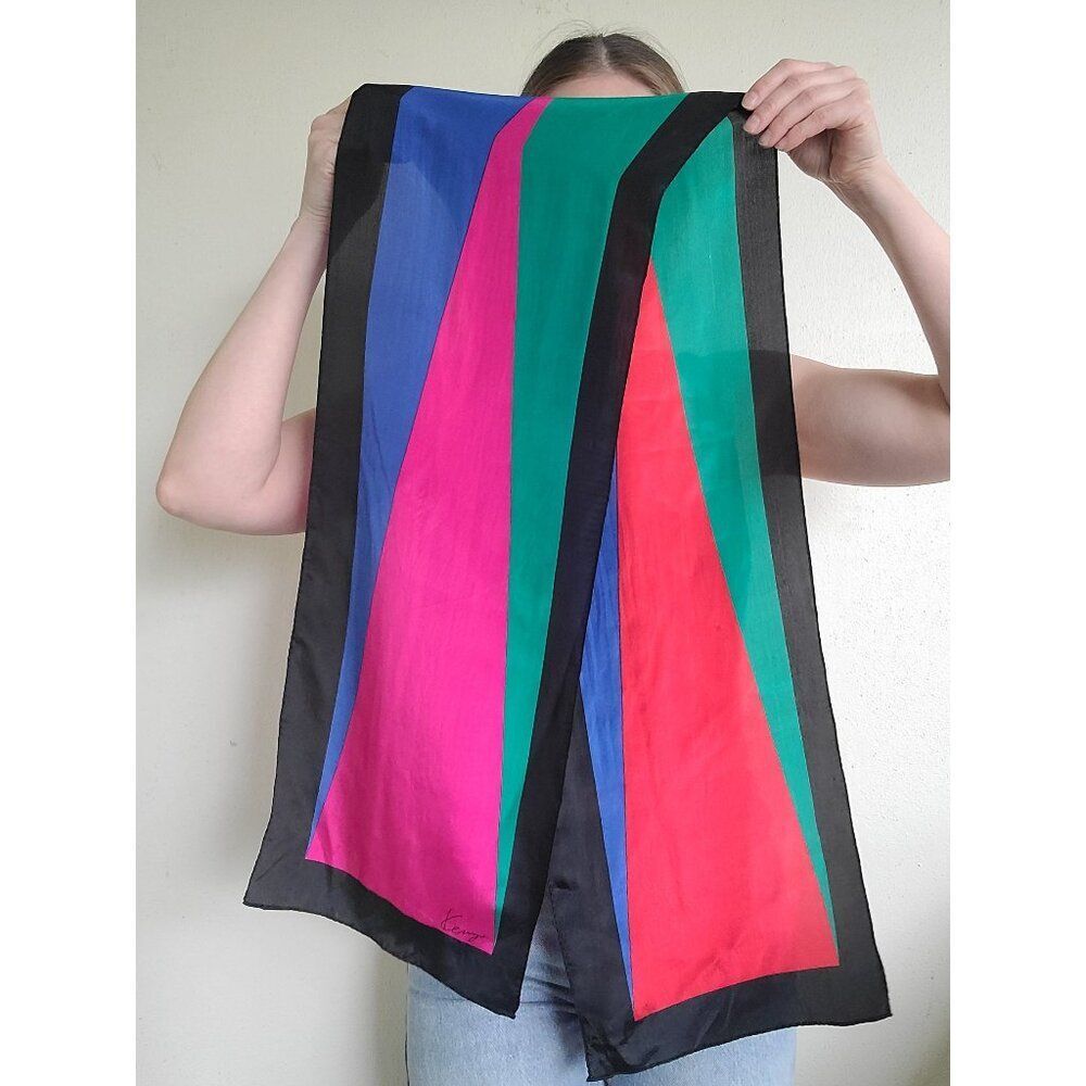 The Kenzo Silk Vintage 90s Scarf